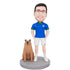 Fully Custom Bobblehead For 1 Person and Pet