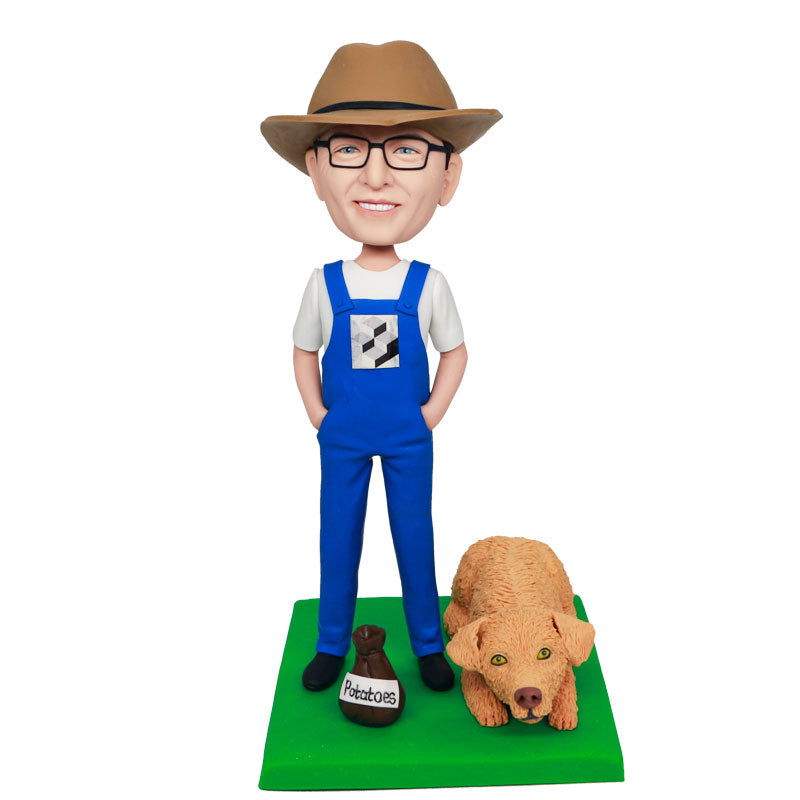 Fully Custom Bobblehead For 1 Person and Pet