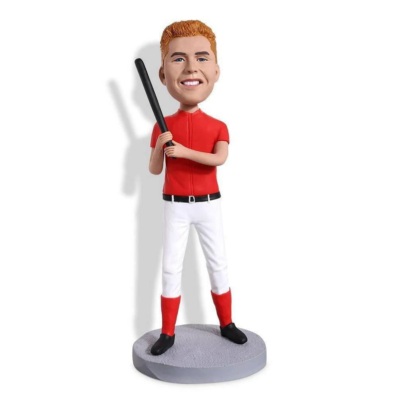Custom Bobblehead Baseball Catcher, Personalized Baseball Catcher Figure –