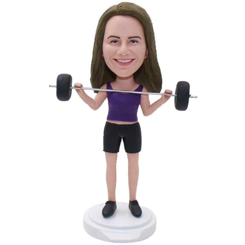 Custom Bobblehead weightlifting weightlifterCustom Bobbleheads