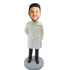 Handsome Man In Apron Thanks Giving Custom Figure Bobblehead