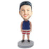 Male In Blue Vest And Stripe Shorts Custom Figure Bobblehead