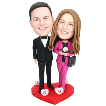 Custom Couple Bobbleheads - Top Valentine's Day Gift – Figure Bobblehead