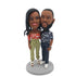 Sweet Face to Face Fashion Couple Custom Figure Bobblehead