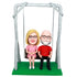 Sweet Swinging Couple Custom Figure Bobbleheads