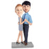 Sweet Waltzing Couple Custom Figure Bobblehead