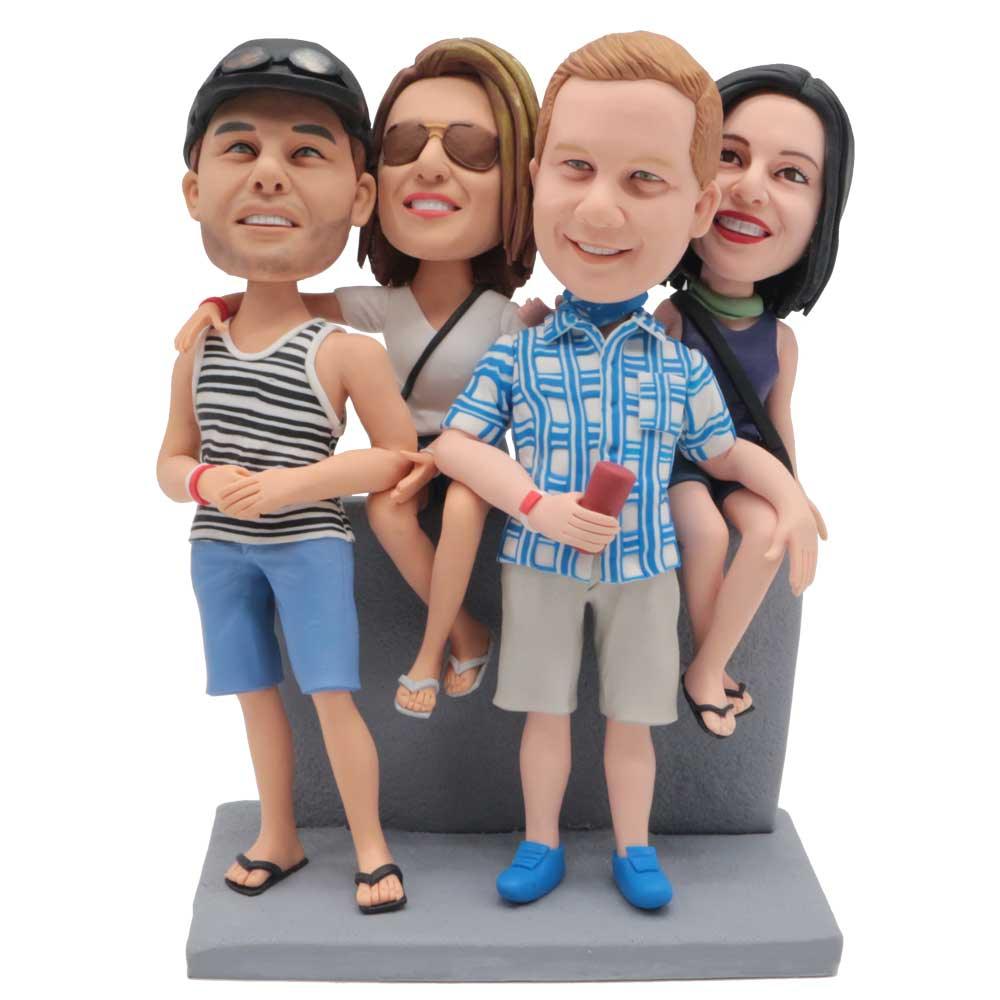 Custom Family Bobbleheads -- Personalized Bobbleheads From Photo ...