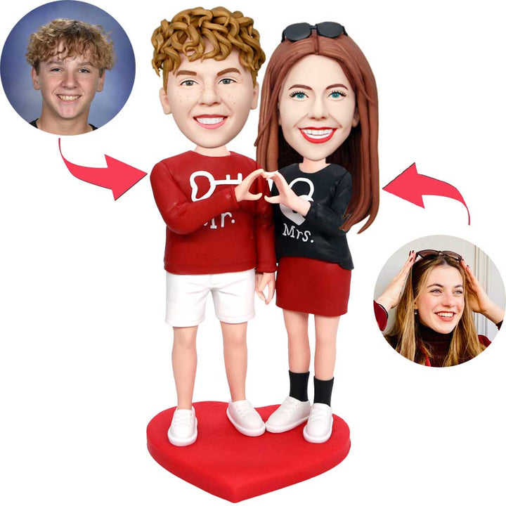 Custom Couple Bobbleheads - Top Valentine's Day Gift – Figure Bobblehead